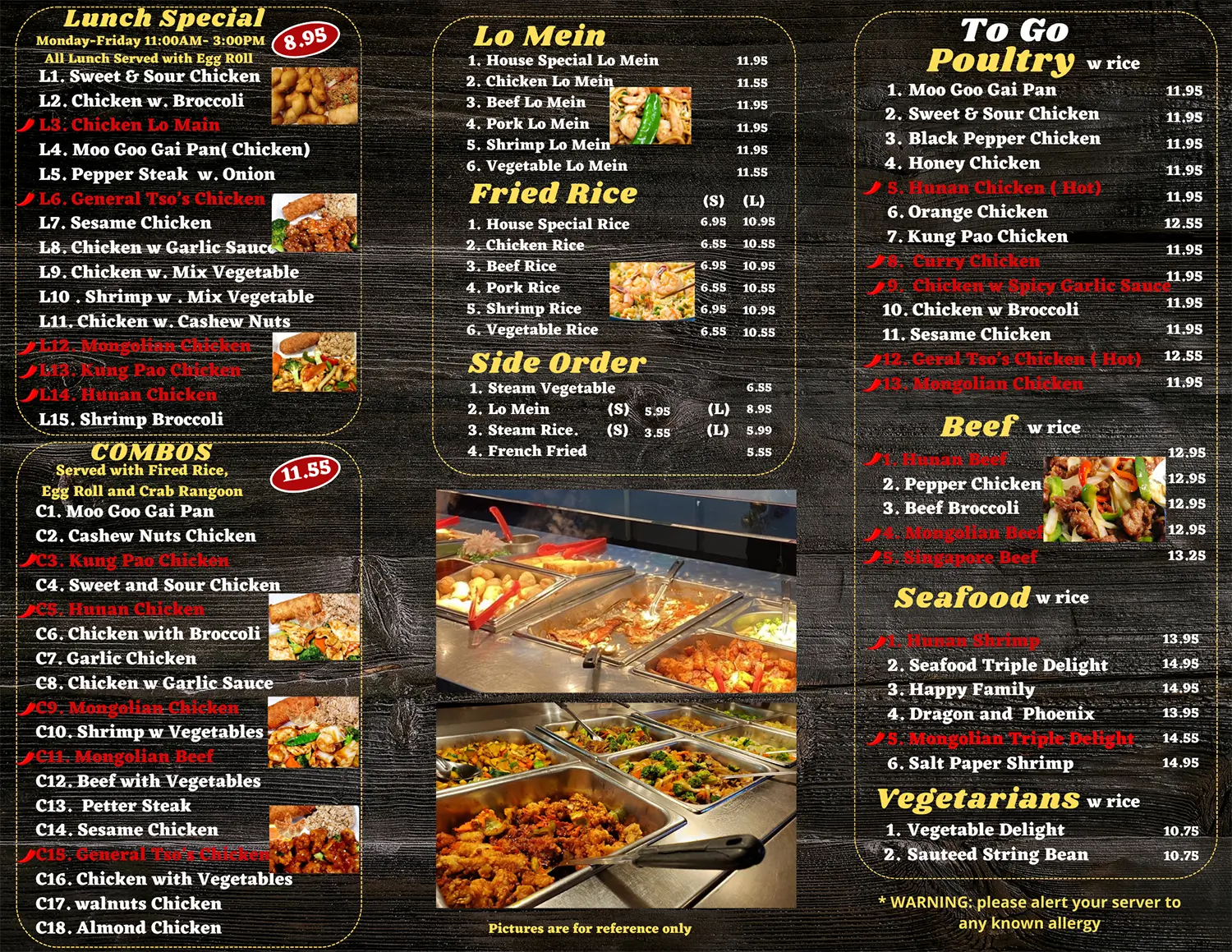 Peking Palace Panda Buffet | Online Order | Royston | GA